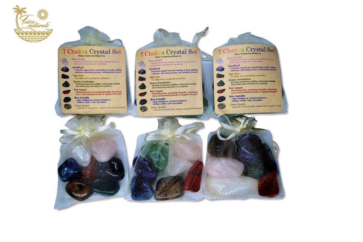 7 Chakra Crystals Set - product photo