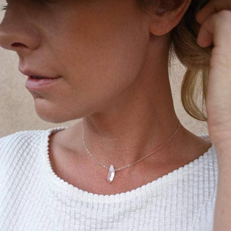 Small But Fierce Power Quartz Necklace