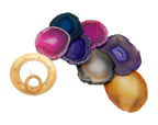Crystal Agate Slice Windchime for Spiritual Home Decor