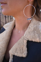 Life Force Dainty Quartz Silver Necklace