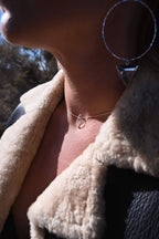 Life Force Dainty Quartz Silver Necklace