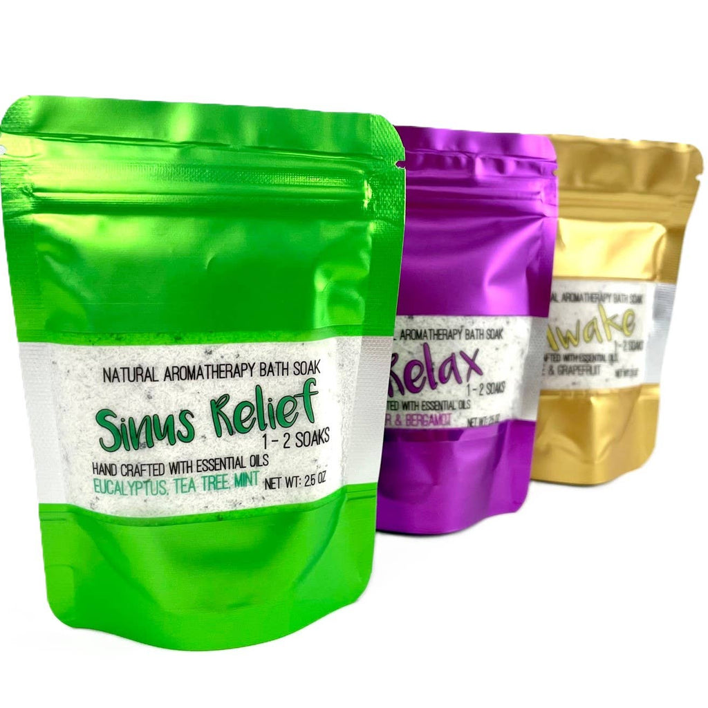 Natural Relax Bath Salt Soak - Bulgarian Lavender & Bergamot