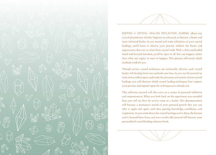 Crystal Healing Reflection Journal