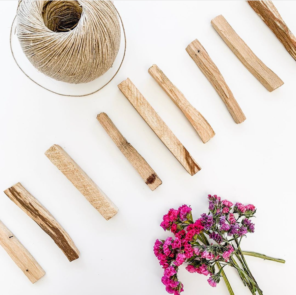 PALO SANTO WOOD | 5 STICKS |  5-6 INCH HOLY WOOD INCENSE