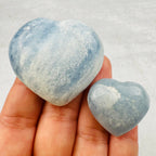 Crystal Blue Calcite Heart