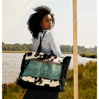 Sea Grass Canvas & Hairon Bag