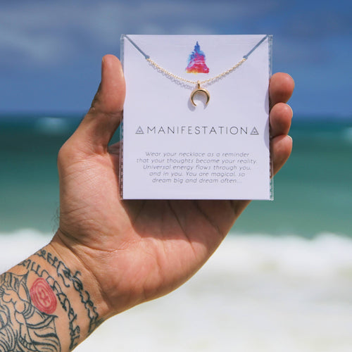 "Manifestation" Affirmation Necklace - product photo