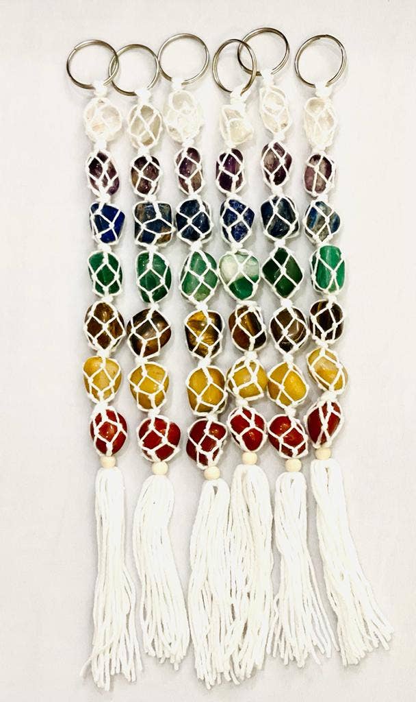 Chakra Natural Gemstone Hanging wall decor