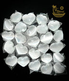 Selenite Crystal Hearts All Natural from Morocco (4-5 cm)