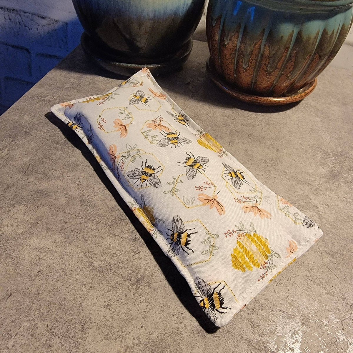 Aromatherapy Hot/Cold Weighted Eye Pillow - Soothing Pattern