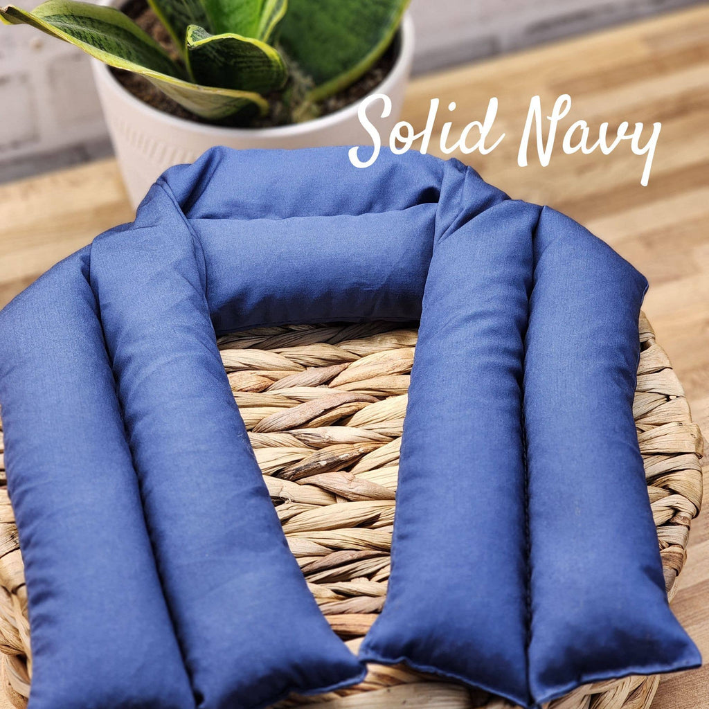 Aromatherapy Hot/Cold Weighted Neck Wraps - Solids/Unisex