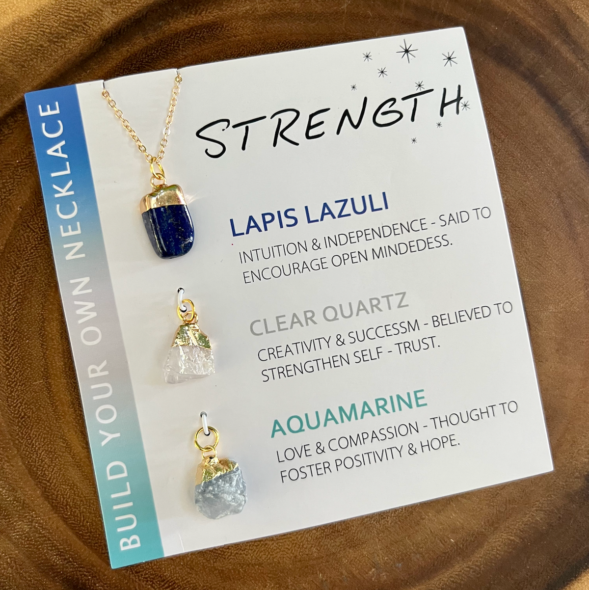 'Strength' Gold Necklace Bundle - product photo