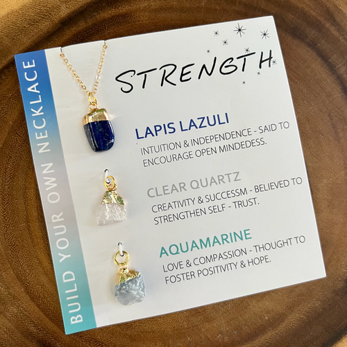 'Strength' Gold Necklace Bundle - product photo