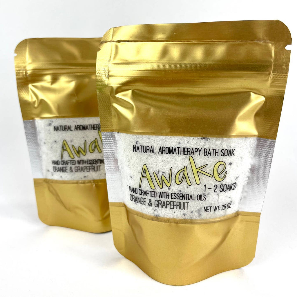 Natural Bath Salt Soak -Awake with Sweet Orange & Grapefruit