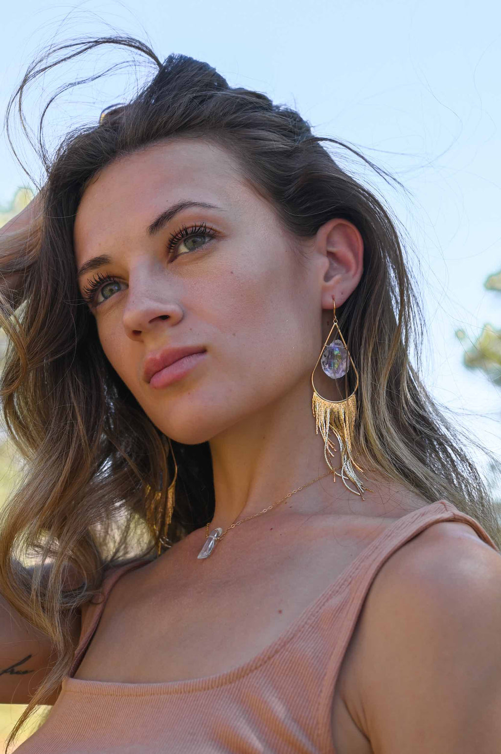 Small But Fierce Power Quartz Necklace