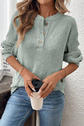 Willow Henley Top - product photo
