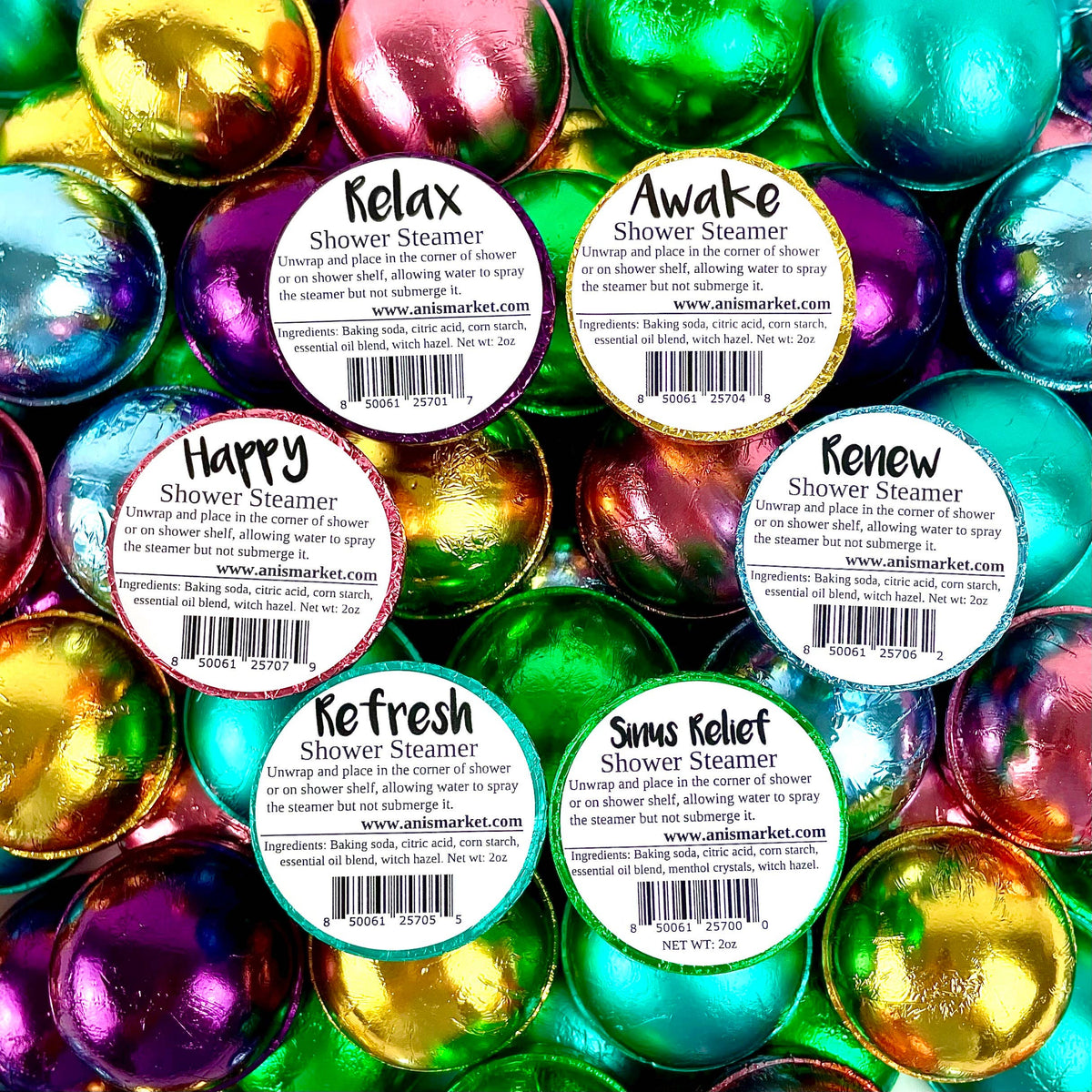 Natural Aromatherapy Essential Oil Shower Steamers Handmade