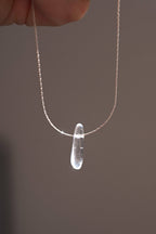 Life Force Dainty Quartz Silver Necklace