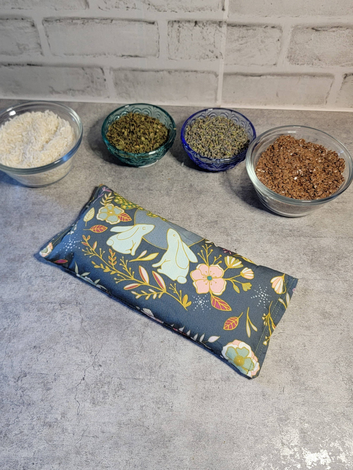 Aromatherapy Hot/Cold Weighted Eye Pillow - Soothing Pattern