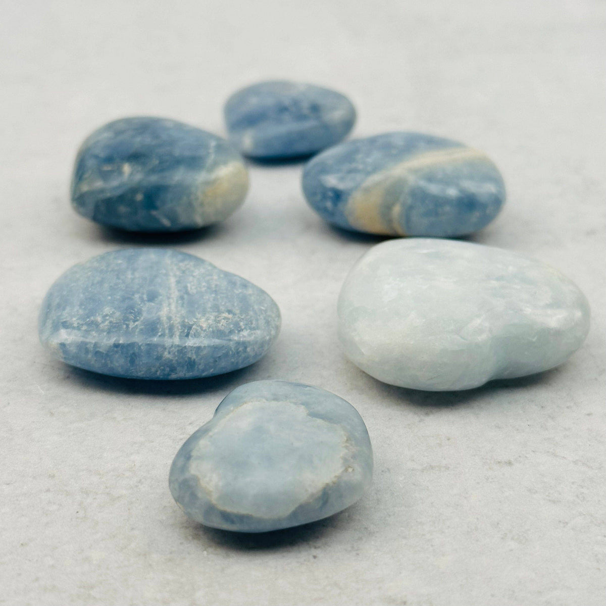 Crystal Blue Calcite Heart