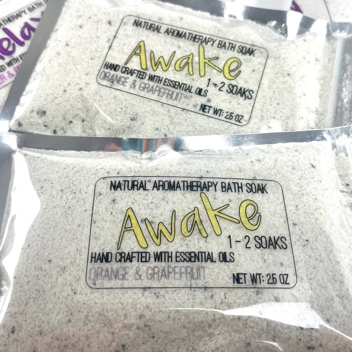 Natural Bath Salt Soak -Awake with Sweet Orange & Grapefruit