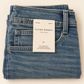 Flying Monkey Black Label F5391 medium-wash jeans folded product photo