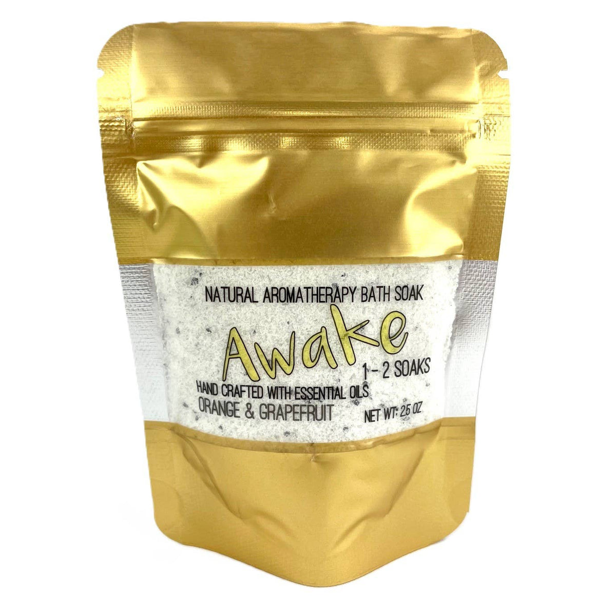 Natural Bath Salt Soak -Awake with Sweet Orange & Grapefruit