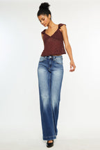 KanCan Pilot High Rise Flare jeans side view