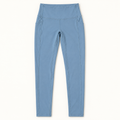 Dusty blue high-rise pocket leggings, style P6232